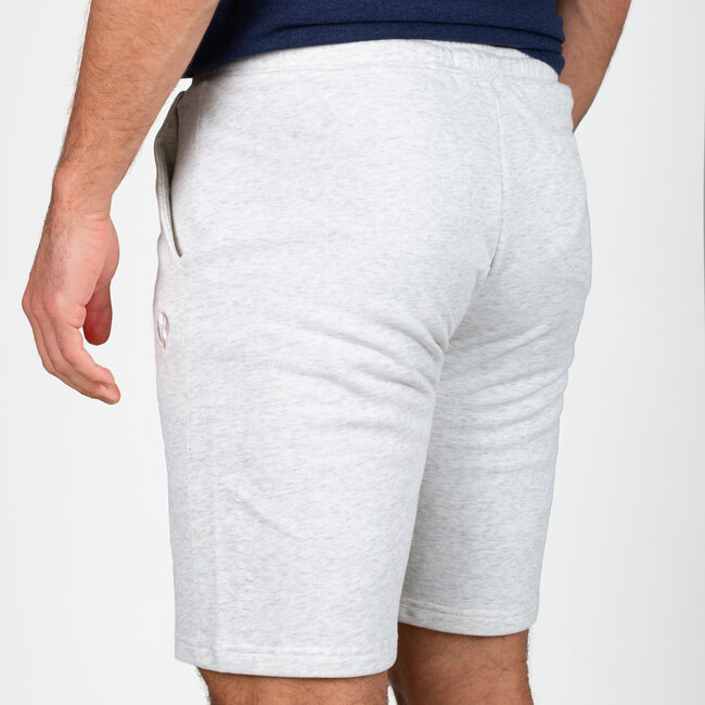 Heren Sweatshort Nes - Witgrijs
