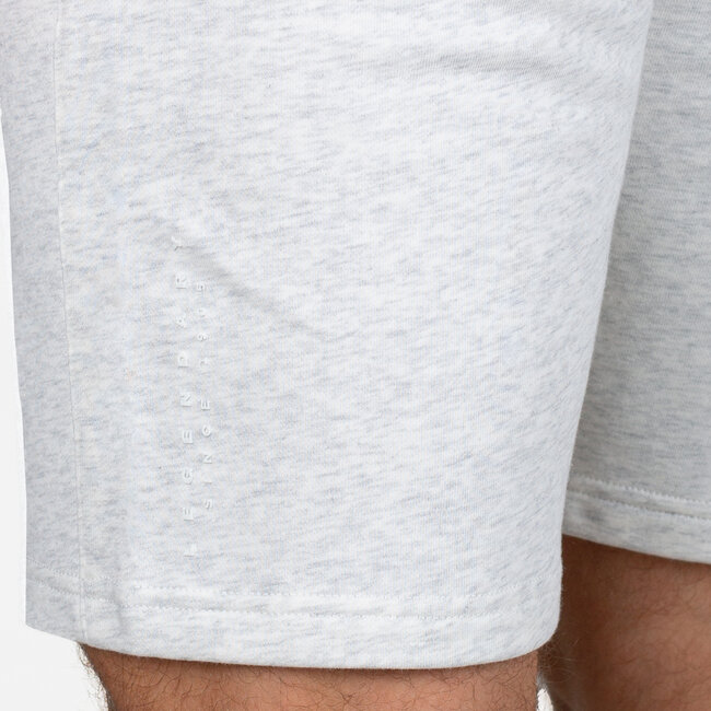 Heren Swestshort Nes - Witgrijs