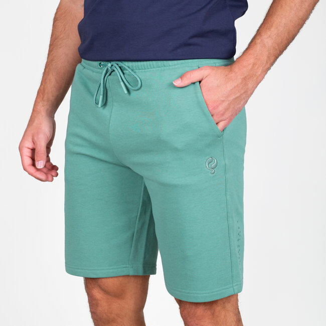 Q1905 Heren Sweatshort Nes - Middengroen