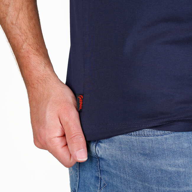 Heren T-shirt Dronten - Donkerblauw