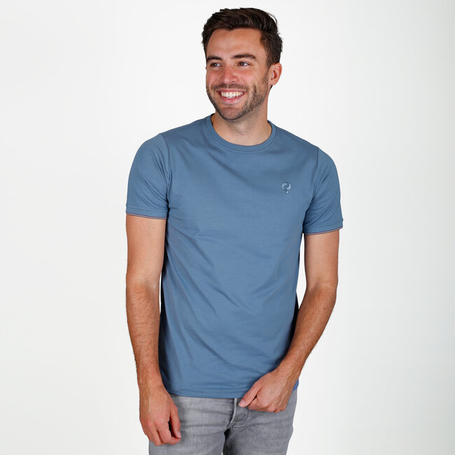 Q1905 Men's T-shirt Dronten - Jeans blue