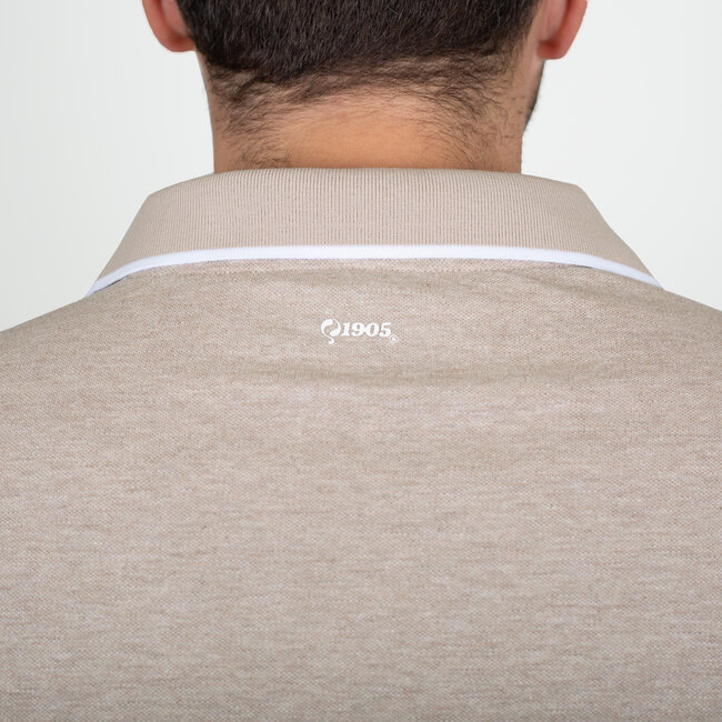 Men's Polo Stein - Sand Melange