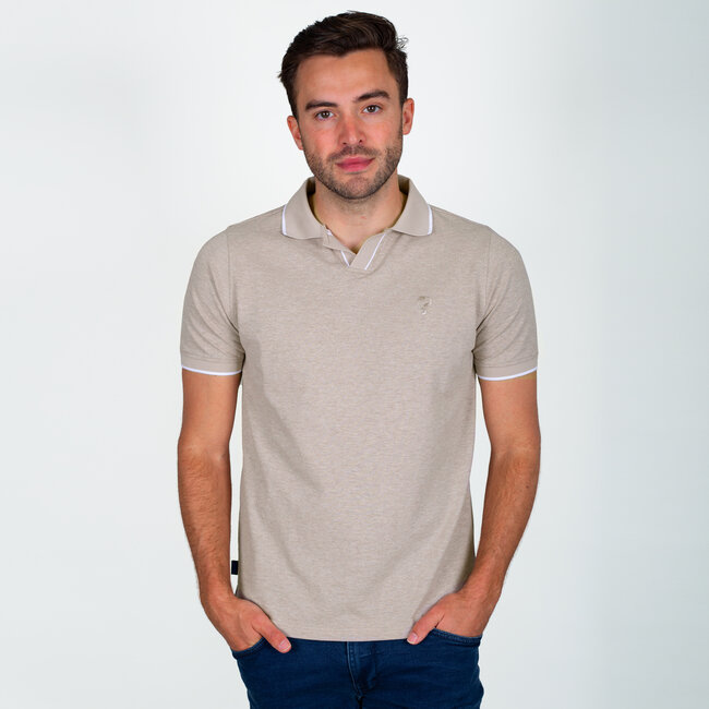 Men's Polo Stein - Sand Melange