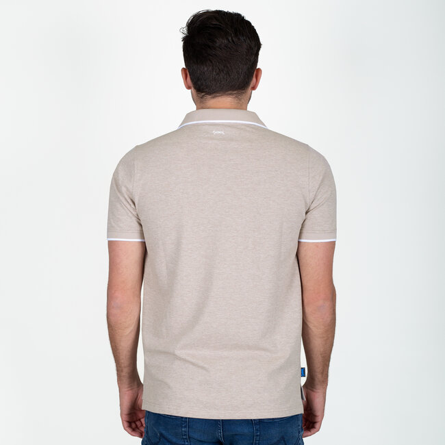 Men's Polo Stein - Sand Melange