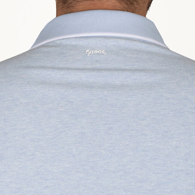 Men's Polo Stein - Mist Blue Melange