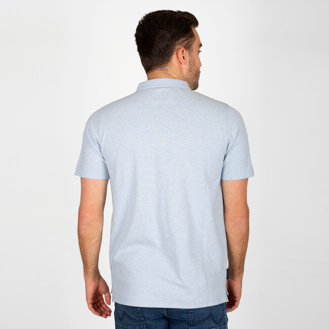 Men's Polo Zuidland - Mist Blue Melange