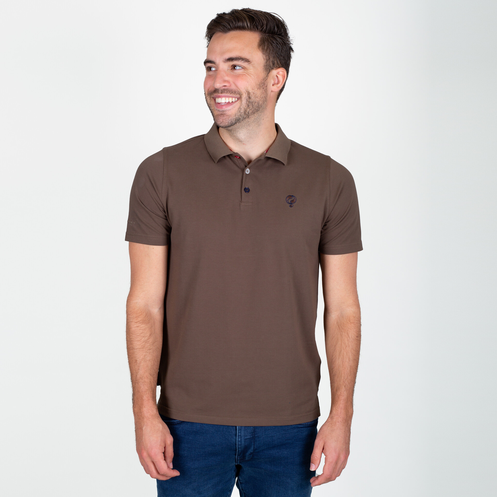 Heren Polo Willemstad | Donkerbruin