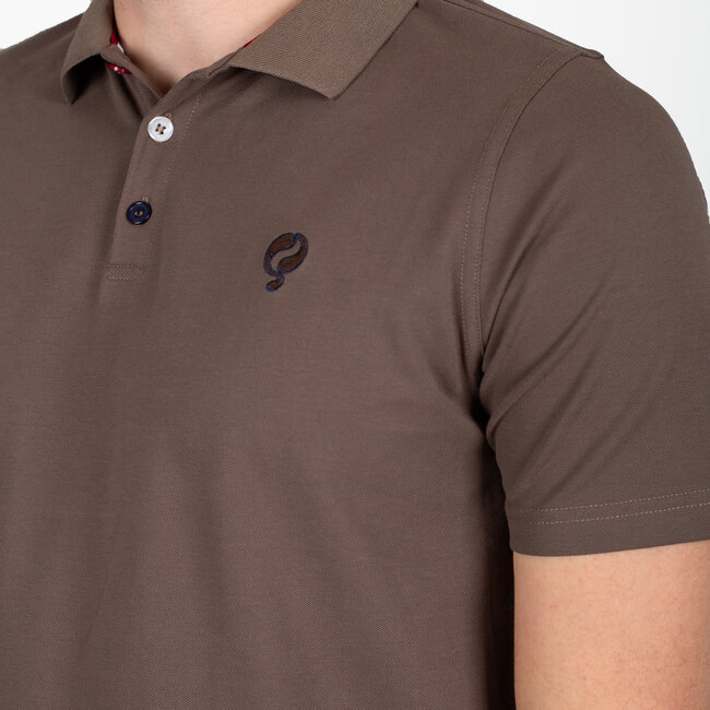 Men's Polo Willemstad - Dark Brown