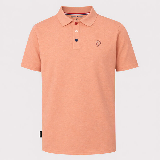 Men's Polo Willemstad - Light Orange Melange