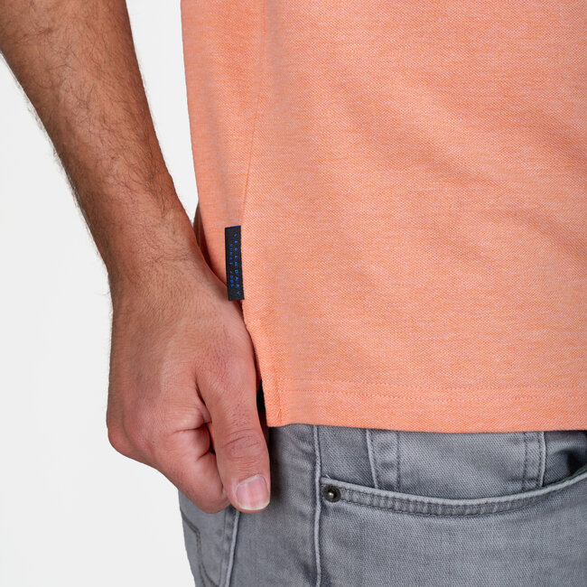 Men's Polo Willemstad - Light Orange Melange