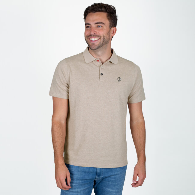 Men's Polo Willemstad - Sand Melange