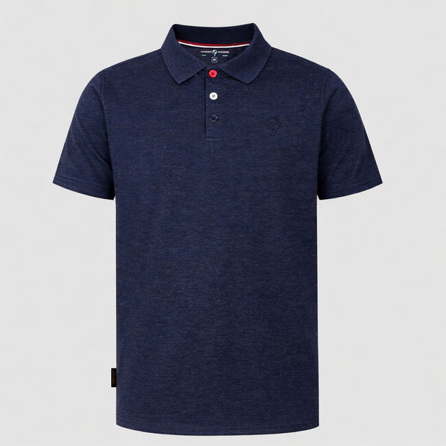 Men's Polo Willemstad - Dark Blue Melange