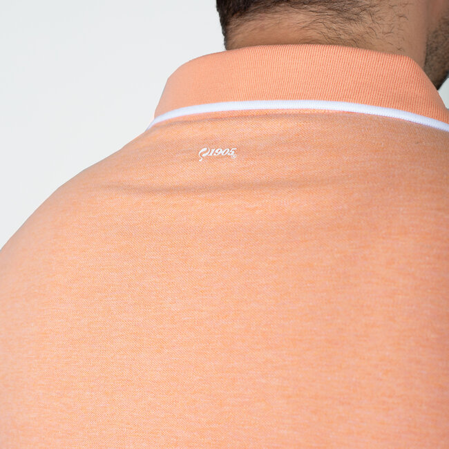Men's Polo Stein - Light Orange Melange