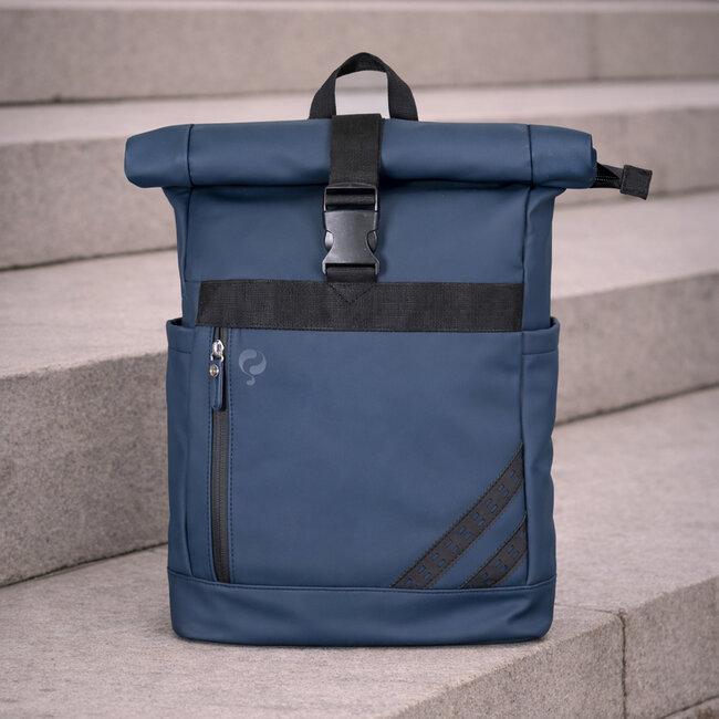 Rolltop Rugzak Fjord - Marineblauw