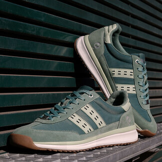 Q1905 Men's Boston Pro Sneaker - Light Green/ Dark Green