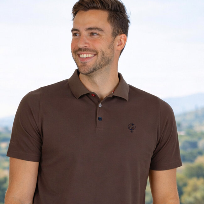 Men's Polo Willemstad - Dark Brown
