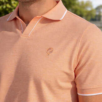 Q1905 Men's Polo Stein - Light Orange Melange