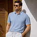 Q1905 Men's Polo Stein - Mist Blue Melange
