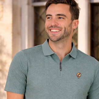 Q1905 Men's Polo Zuidland - Light Green Melange