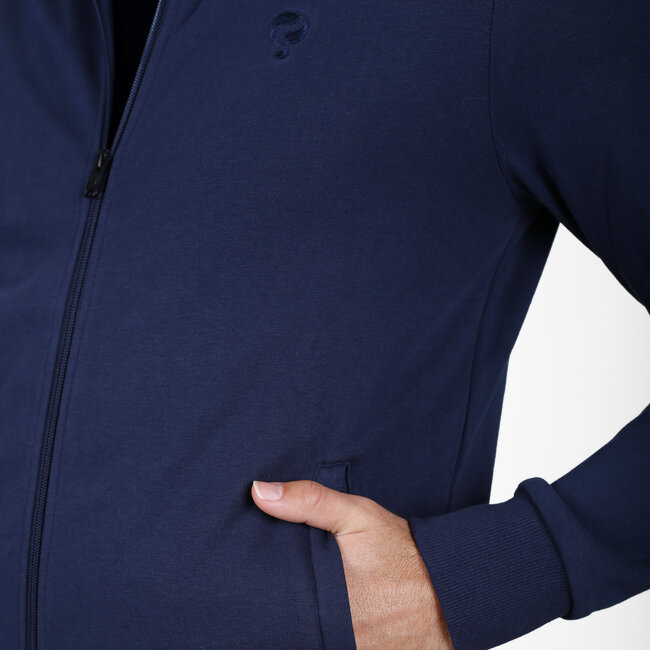 Heren Sweatvest Blokland - Donkerblauw