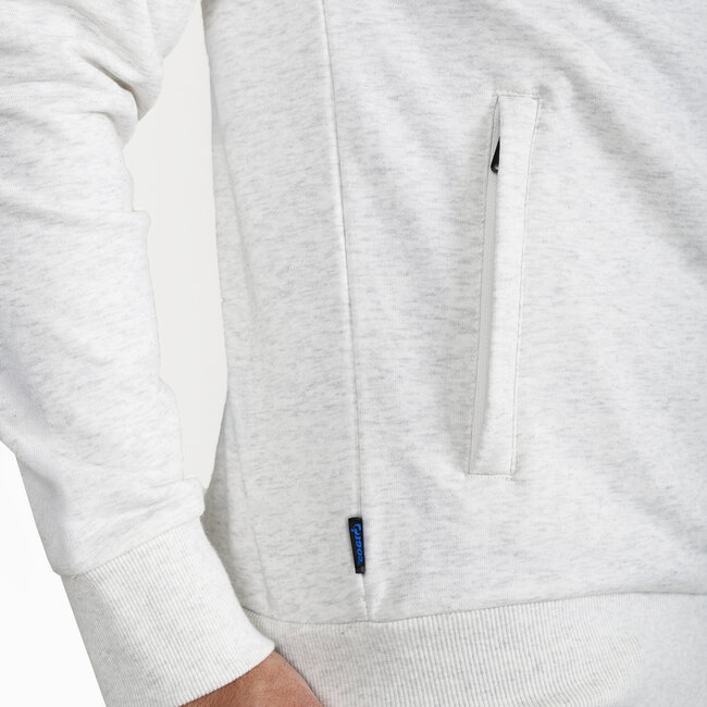 Heren Sweatvest Blokland - Witgrijs