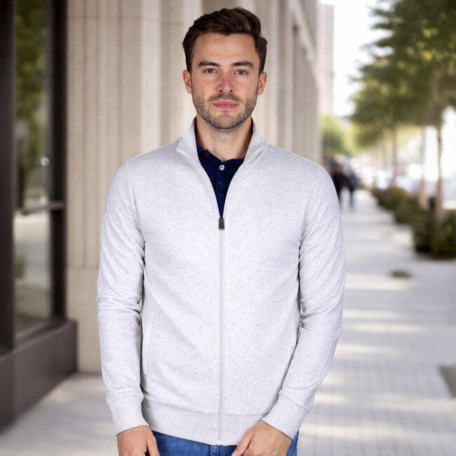 Q1905 Men's Sweat Vest Blokland - White-grey