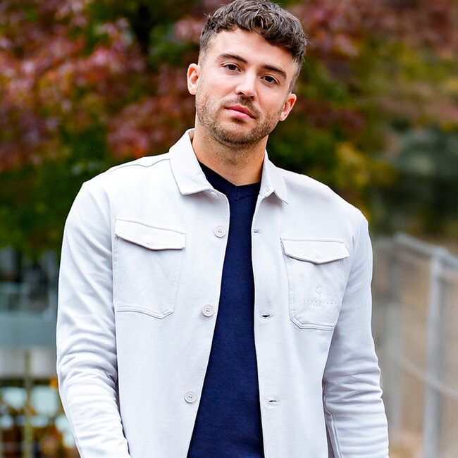Men's Overshirt Andel – Light Grey