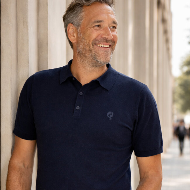 Q1905 Men's Polo Hessum - Dark Blue
