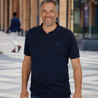 Q1905 Men's Polo Enter - Dark Blue