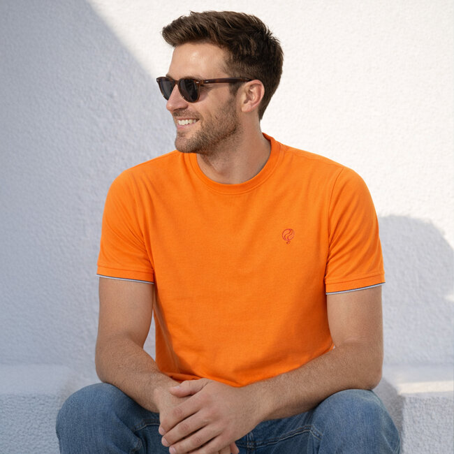 Heren T-shirt Dronten - Oranje