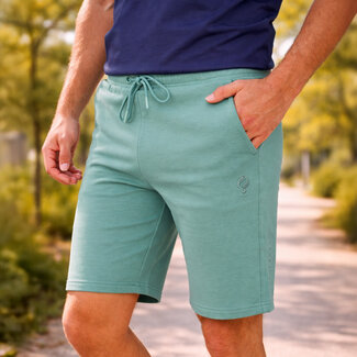 Q1905 Heren Sweatshort Nes - Middengroen