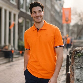 Q1905 Heren Polo Matchplay - Fris Oranje