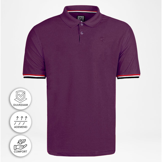 Heren Polo Matchplay - Aubergine