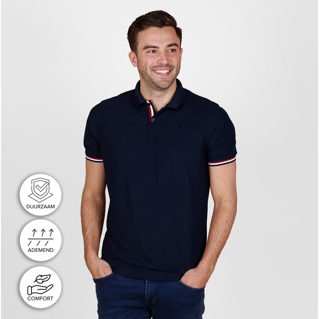 Q1905 Men's Polo Matchplay - Night Blue