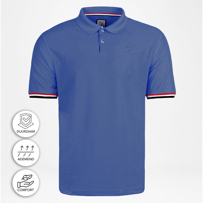 Q1905 Heren Polo Matchplay - Sportblauw