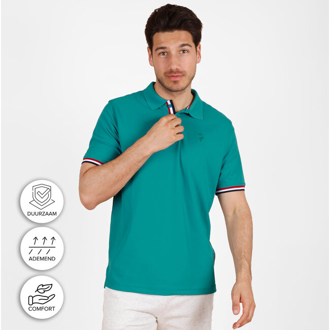 Heren Polo Matchplay - Teal