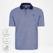 Q1905 Heren Polo Fore - Donkerblauw Melange