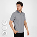Q1905 Heren Polo Fore - Lichtgrijs Melange