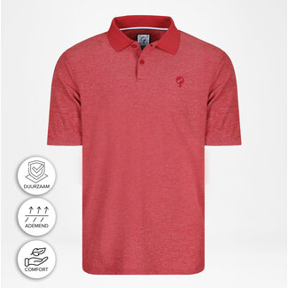 Q1905 Men's Polo Fore - Red Melange