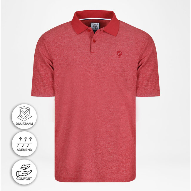 Men's Polo Fore - Red Melange
