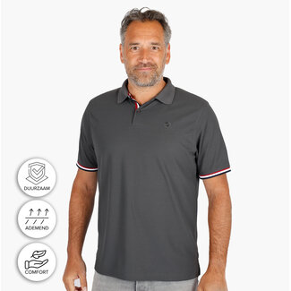 Q1905 Men's polo Matchplay - Dark grey
