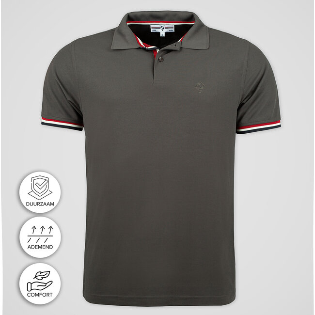 Men's polo Matchplay - Dark grey