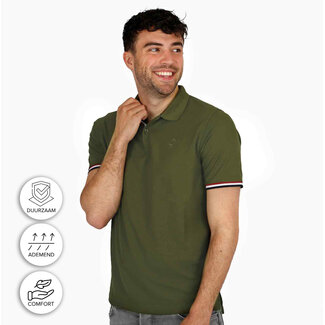 Q1905 Men's polo Matchplay - Army green