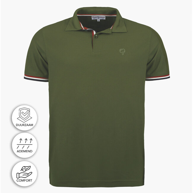 Q1905 Men's polo Matchplay - Army green