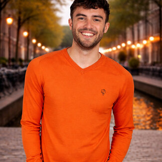 Q1905 Men's Sweater Heemskerk - Orange