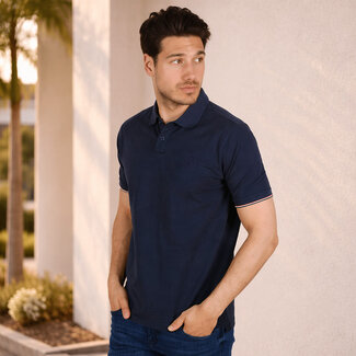 Q1905 Men's Polo Toldijk – Dark Blue