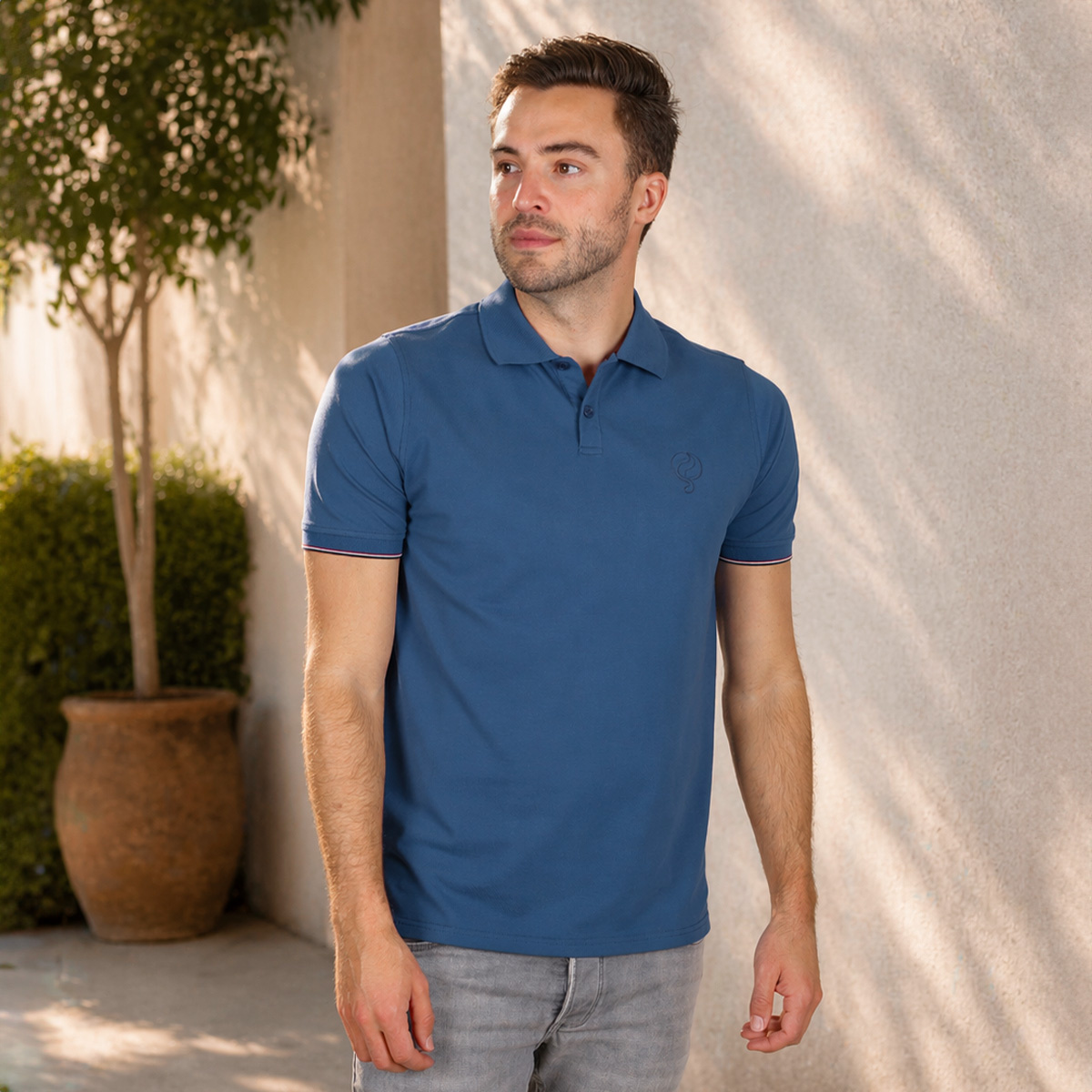 Heren Polo Toldijk Marineblauw