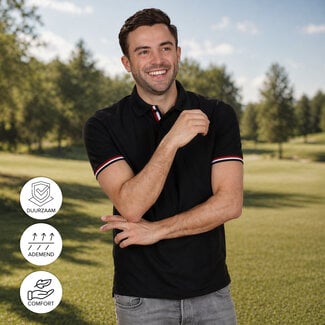 Q1905 Heren Polo Matchplay - Zwart