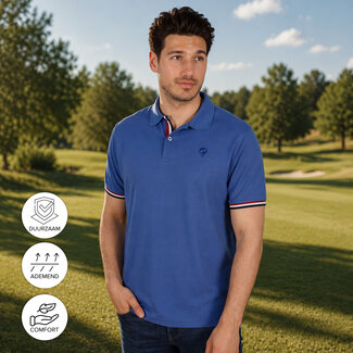Q1905 Men's Polo Matchplay - Sport Blue