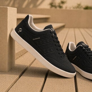 Q1905 Heren Sneaker Platinum One - Zwart/ Wit